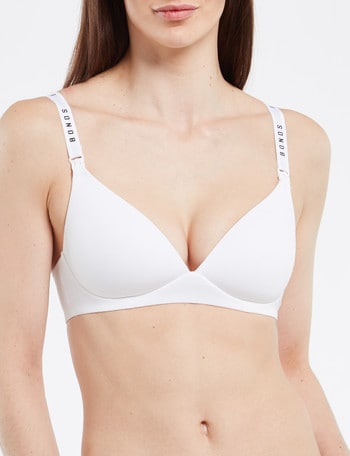 Bonds Bumps Maternity Wirefree Bra, White product photo
