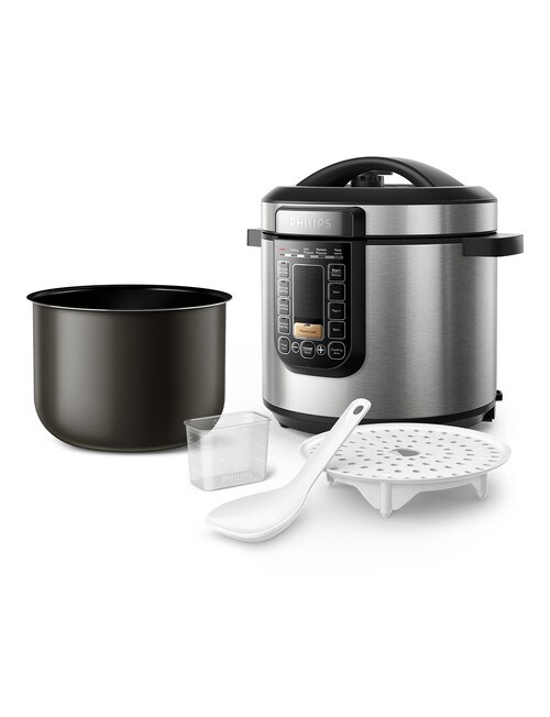 Philips All-in-One Multi Cooker, Silver, HD2237/72 product photo View 02 L