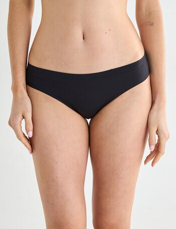 Lyric Laser Bikini Brief, Black product photo