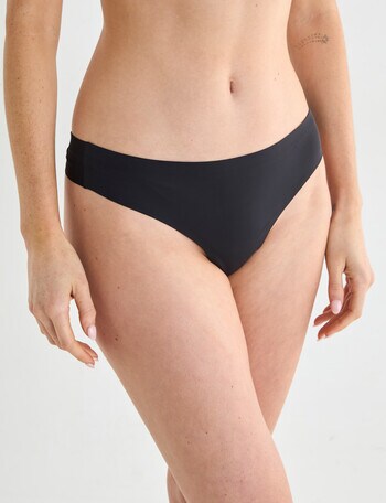 Lyric Laser G-String Brief, Black product photo