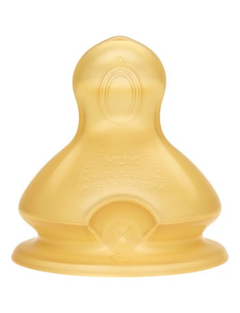 Nuk First Choice + Latex Teat, 2-Pack, 6-18m, Med Hole product photo