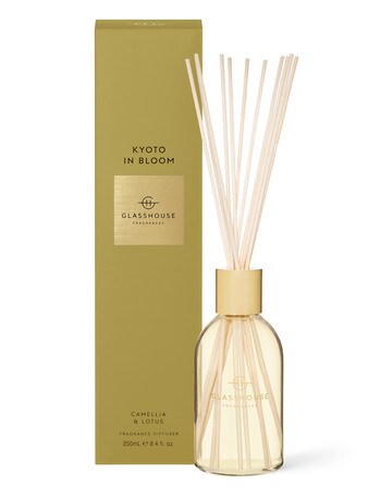 Glasshouse Fragrances Kyoto In Bloom Diffuser Set, 250ml product photo
