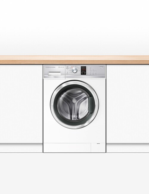 Fisher & Paykel 8kg Front Load QuickSmart Washing Machine, White, WH8060J3 product photo View 04 L