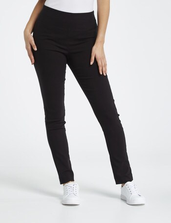 Whistle Shorter Length Bengaline Pant, Black product photo