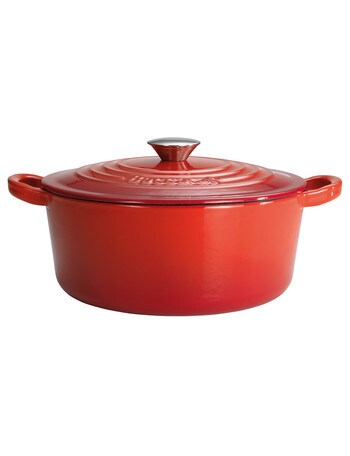 Baccarat Le Connoisseur Round French Oven, 25cm, 3.9L, Red product photo