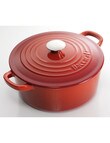 Baccarat Le Connoisseur Round French Oven, 25cm, 3.9L, Red product photo View 03 S