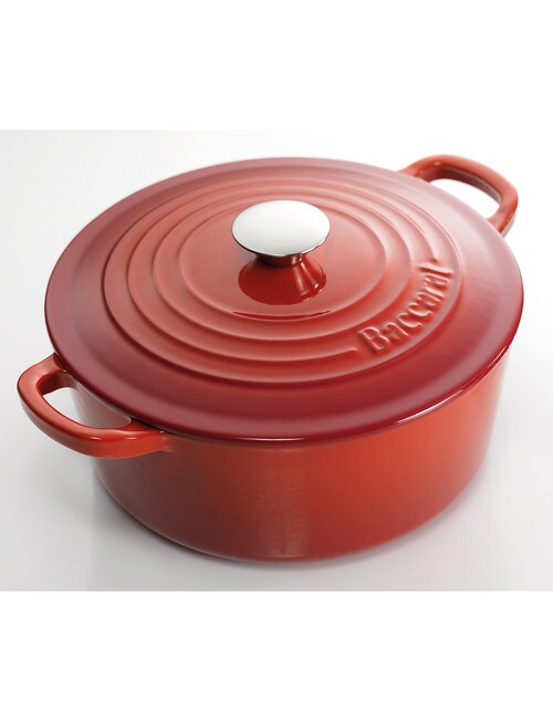 Baccarat Le Connoisseur Round French Oven, 25cm, 3.9L, Red product photo View 03 L