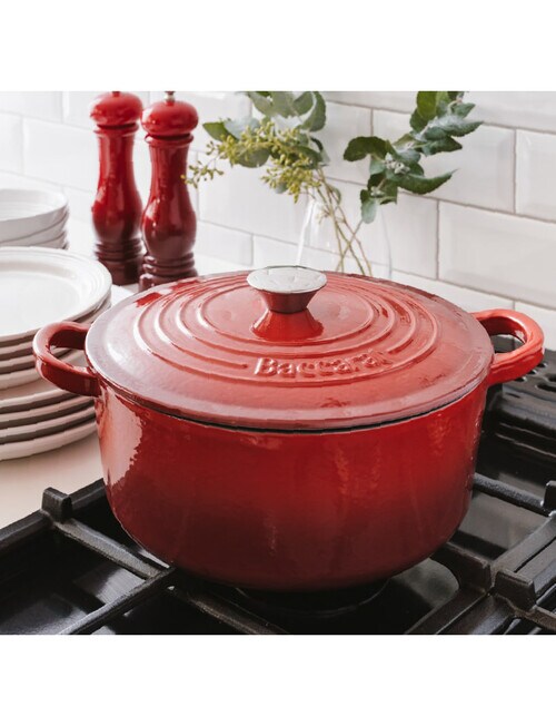 Baccarat Le Connoisseur Round French Oven, 25cm, 3.9L, Red product photo View 14 L