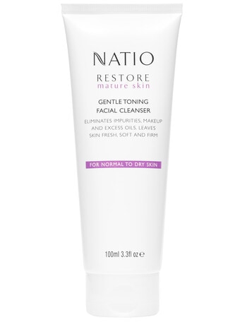 Natio Restore Gentle Toning Facial Cleanser, 100ml product photo