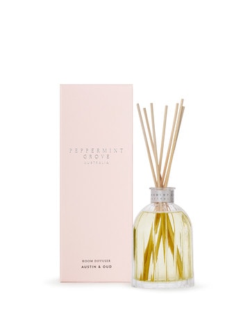 Peppermint Grove Austin & Oud Mini Diffuser, 100ml product photo