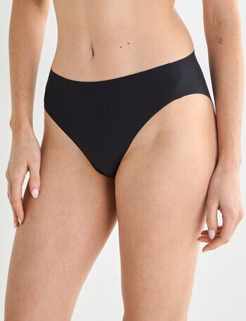 Lyric Laser Hi Cut Brief, Black product photo