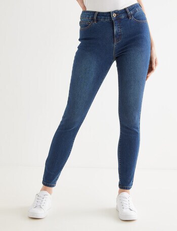 Denim Republic Stretch Skinny Jean, Blue Wash product photo