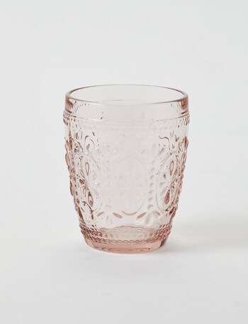 CinCin Sara Embossed Tumbler, Dark Pink, 250ml product photo