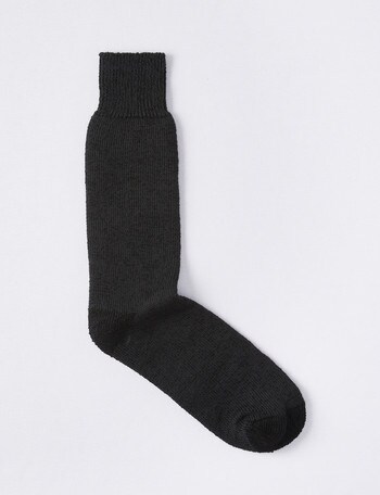 Outdoor Collection NZ Sock Co Merino Wool Blend Superfleece Sock, Black product photo