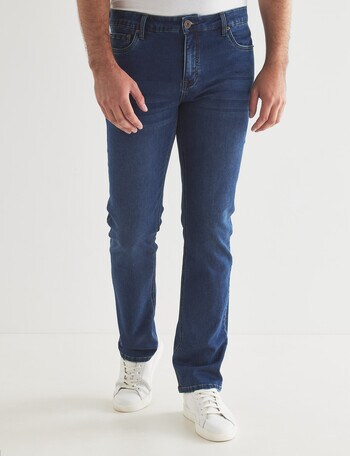 Chisel Knit Denim Jean, Indigo product photo