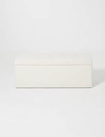 LUCA Furniture Sofia Storage Box, Natural product photo