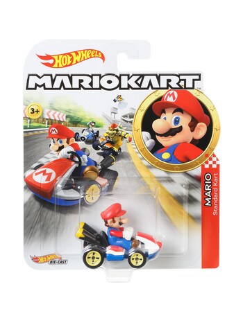 Hot Wheels Mario Kart Replica Diecast Vehicles, Assorted product photo