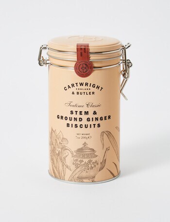 Cartwright & Butler Stem Ground Ginger Biscuit Tin, 200g product photo