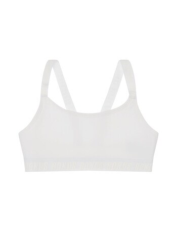 Bonds Performance Micro Crop, White, 8-16 product photo