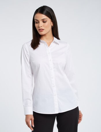 Oliver Black Essential Shirt, White product photo