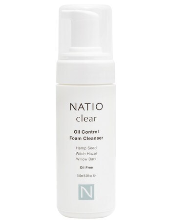 Natio Clear Oil Control Foam Cleanser, 150ml product photo