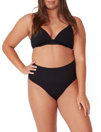 Ambra Seamless Smoothies G-String, 2-Pack, Black product photo