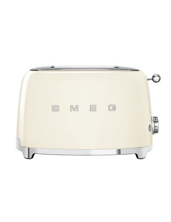 Smeg 2-Slice Toaster, Cream, TSF01CRAU product photo