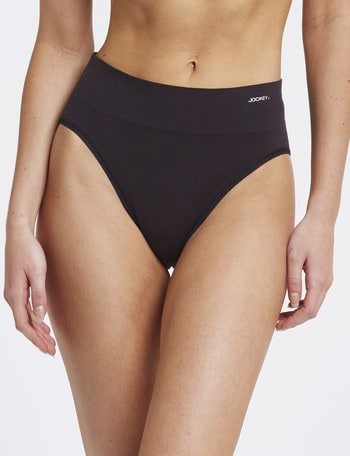 Jockey Woman Skimmies Hi-Cut Brief, Black product photo