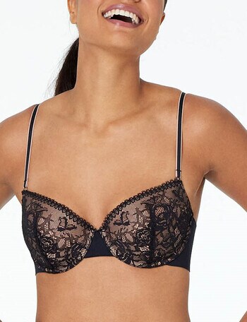 Me By Bendon Naturally Me Contour Bra, Black, B-E product photo