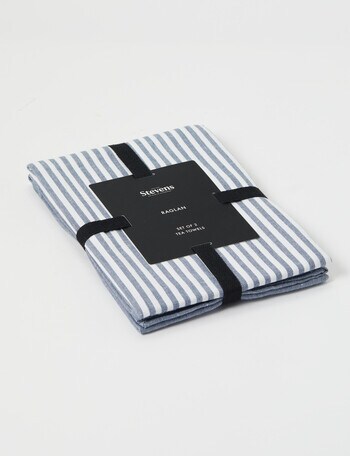 Stevens Raglan Tea Towel, 2-Pack, Blue product photo