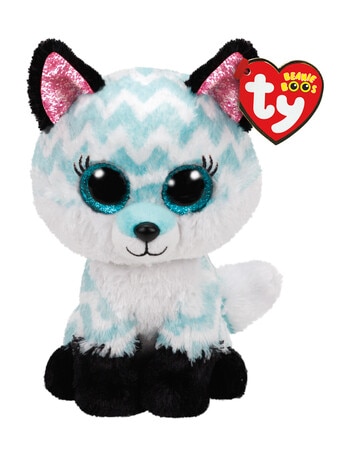 Ty Beanies Boo Aqua Chevron Fox, 15cm product photo