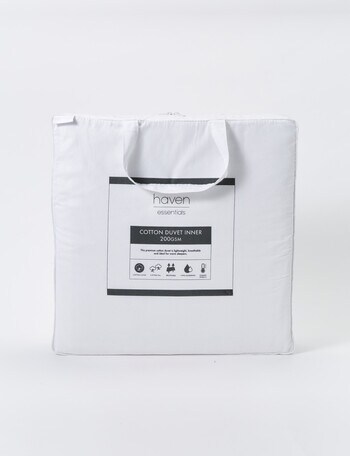 Haven Essentials Duvet Inner Cotton, 200gsm product photo