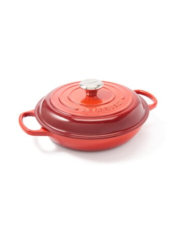Le Creuset Signature Shallow Casserole, 26cm, Cerise product photo