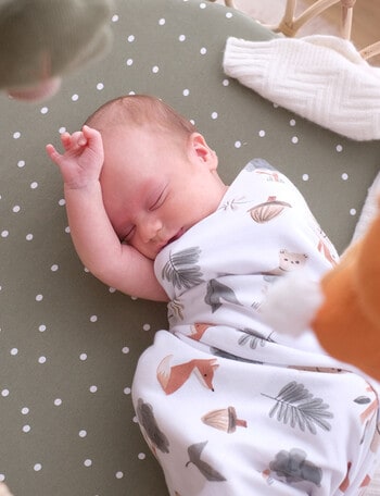Little Textiles Jersey Wraps, 2-Pack, Forest Retreat product photo