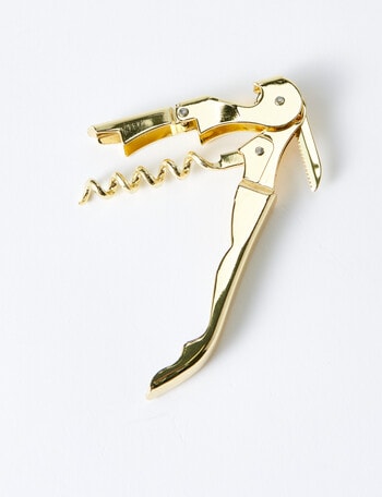 SouthWest Bar Waiters Corkscrew Gold product photo