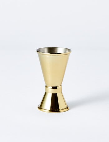 SouthWest Bar Jigger, 15/30ml, Gold product photo