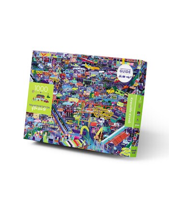 Crocodile Creek Transportation of the World 1000-piece Puzzle product photo