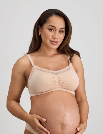 Bendon Nurture Maternity Bra, Latte product photo
