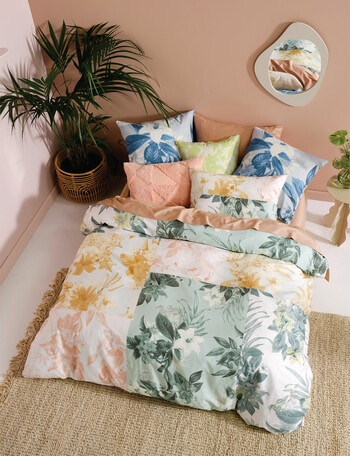 Linen House Toulon Duvet Cover Set, Turquoise product photo