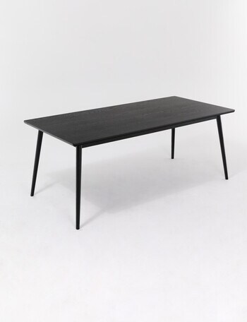 LUCA Furniture Amalfi Dining Table 1.9m, Black product photo