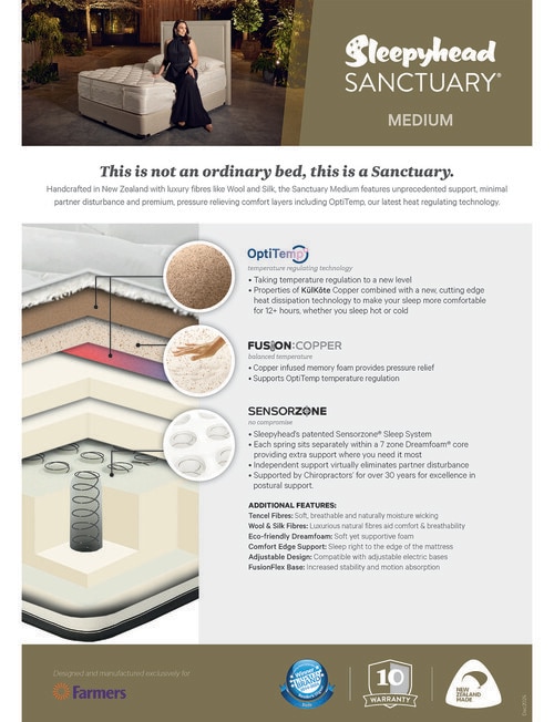 Sleepyhead Sanctuary Medium Feel Bedset product photo View 05 L