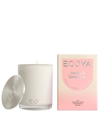 Ecoya Vanilla & Tonka Bean Madison Candle, 400g product photo