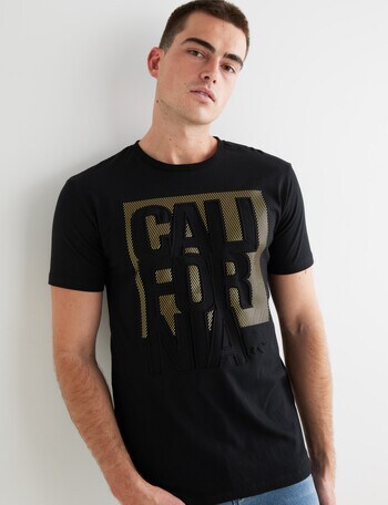Tarnish Gold Cali Tee, Black product photo