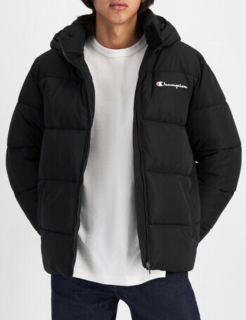Champion Rochester Puffer Jacket, Black product photo