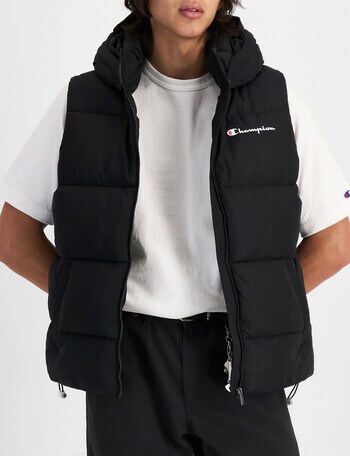 Champion Rochester Puffer Vest, Black product photo