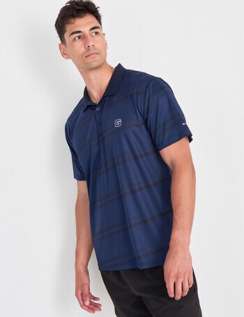 Gym Equipment Razor Polo Shirt, Navy product photo