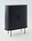 LUCA Furniture Porto Cabinet, Black product photo