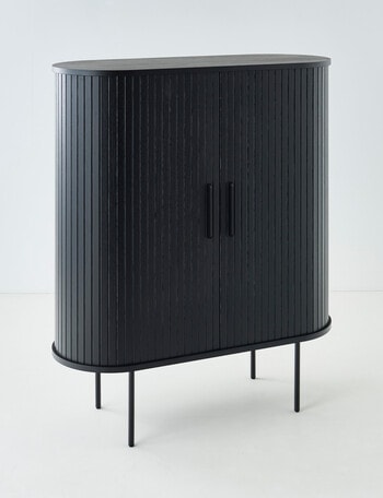 LUCA Furniture Porto Cabinet, Black product photo