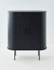 LUCA Furniture Porto Cabinet, Black product photo View 02 S