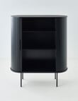 LUCA Furniture Porto Cabinet, Black product photo View 03 S